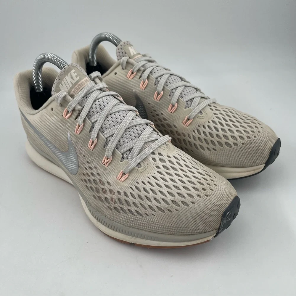Nike Women’s Air Zoom Pegasus 34 880560-004 Grey Running Shoes - Size 9.5